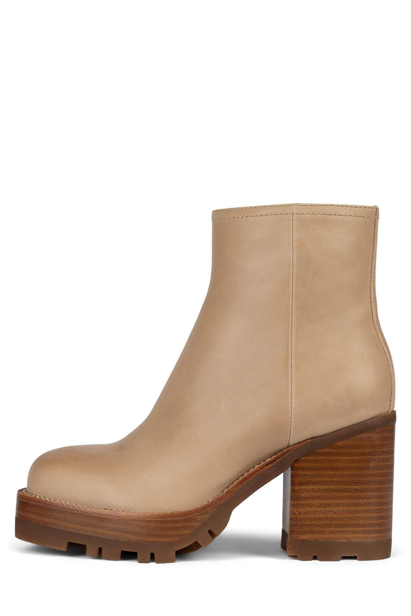 Jeffrey Campbell Abundant-L Women's Platform Boots Beige | IODXFUH-79