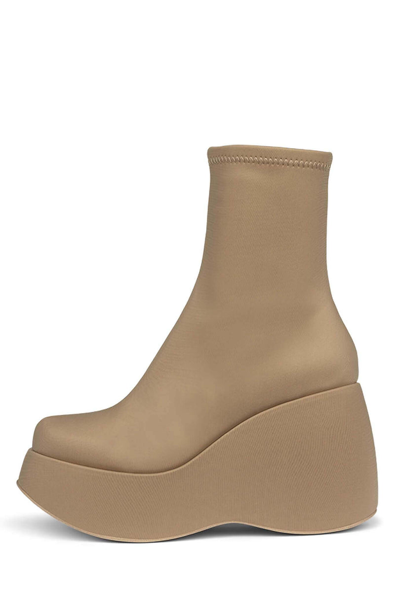 Jeffrey Campbell Alita-Lo2 Women's Platform Boots Beige | BOYXECR-70