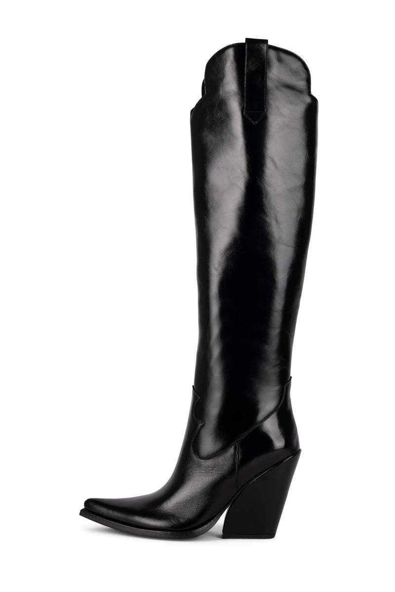 Jeffrey Campbell Amiga Women's Western Boots Black | SHRUIBZ-72