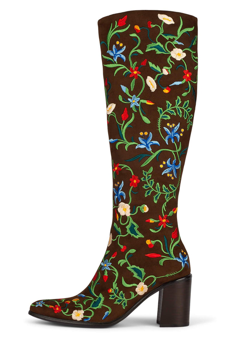 Jeffrey Campbell Anit-Kem-2 Women's Knee High Boots Brown | MIZTKEQ-27