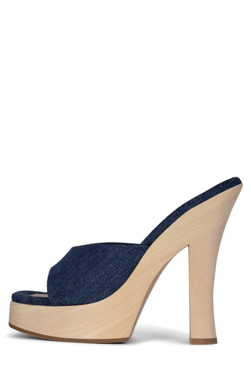 Jeffrey Campbell Annais Women's Platform Sandals Blue | XLETCBG-09