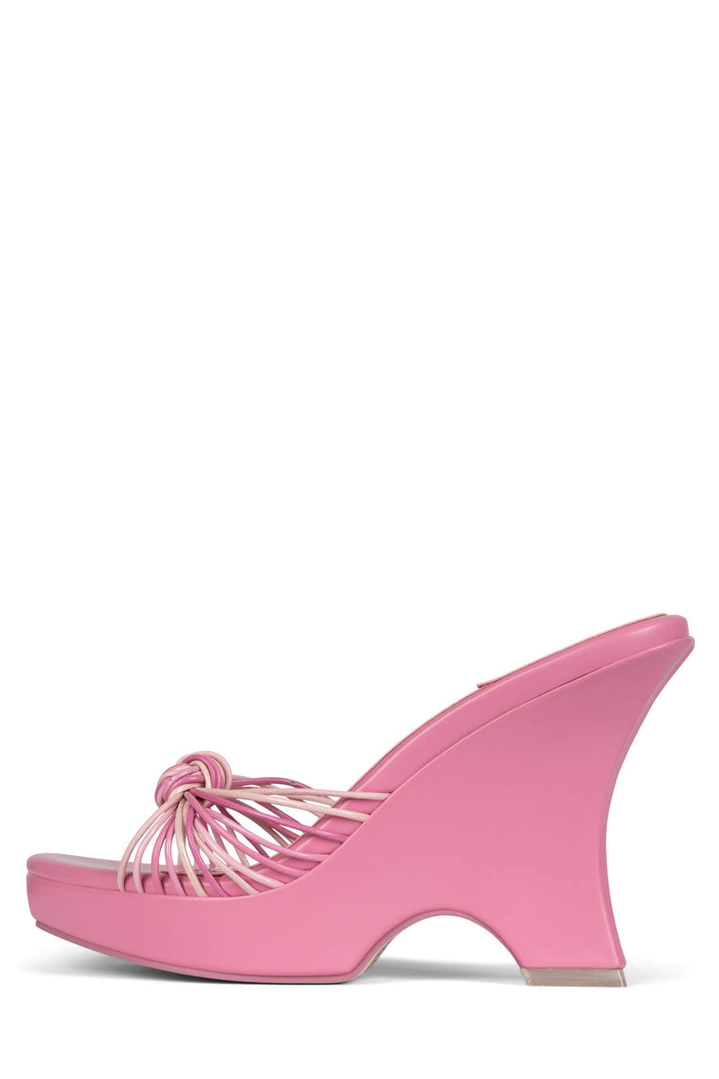 Jeffrey Campbell Arore Women's Wedges Pink | XZNWQPS-62