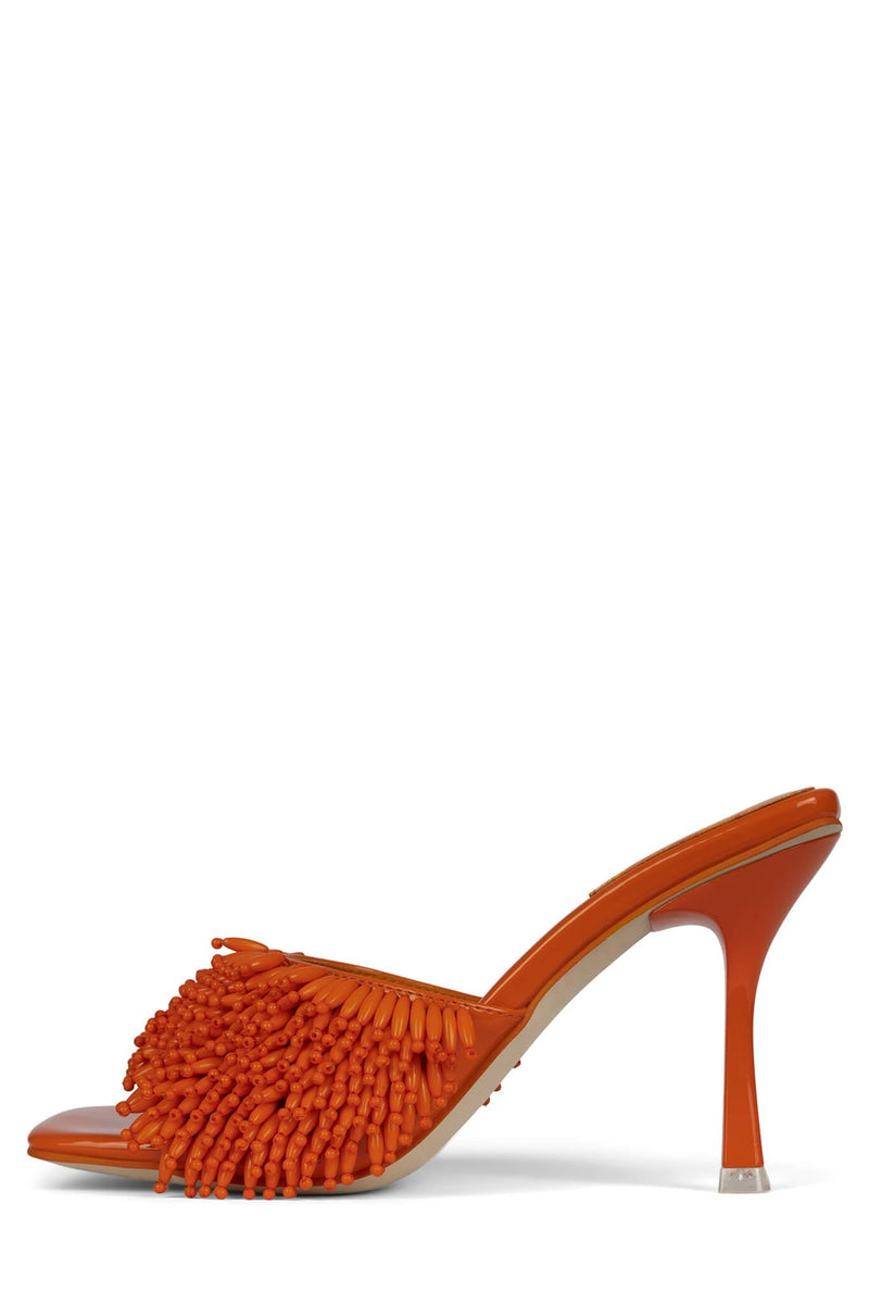 Jeffrey Campbell Beaded-Me Women's Heels Orange | MFBRLXE-57