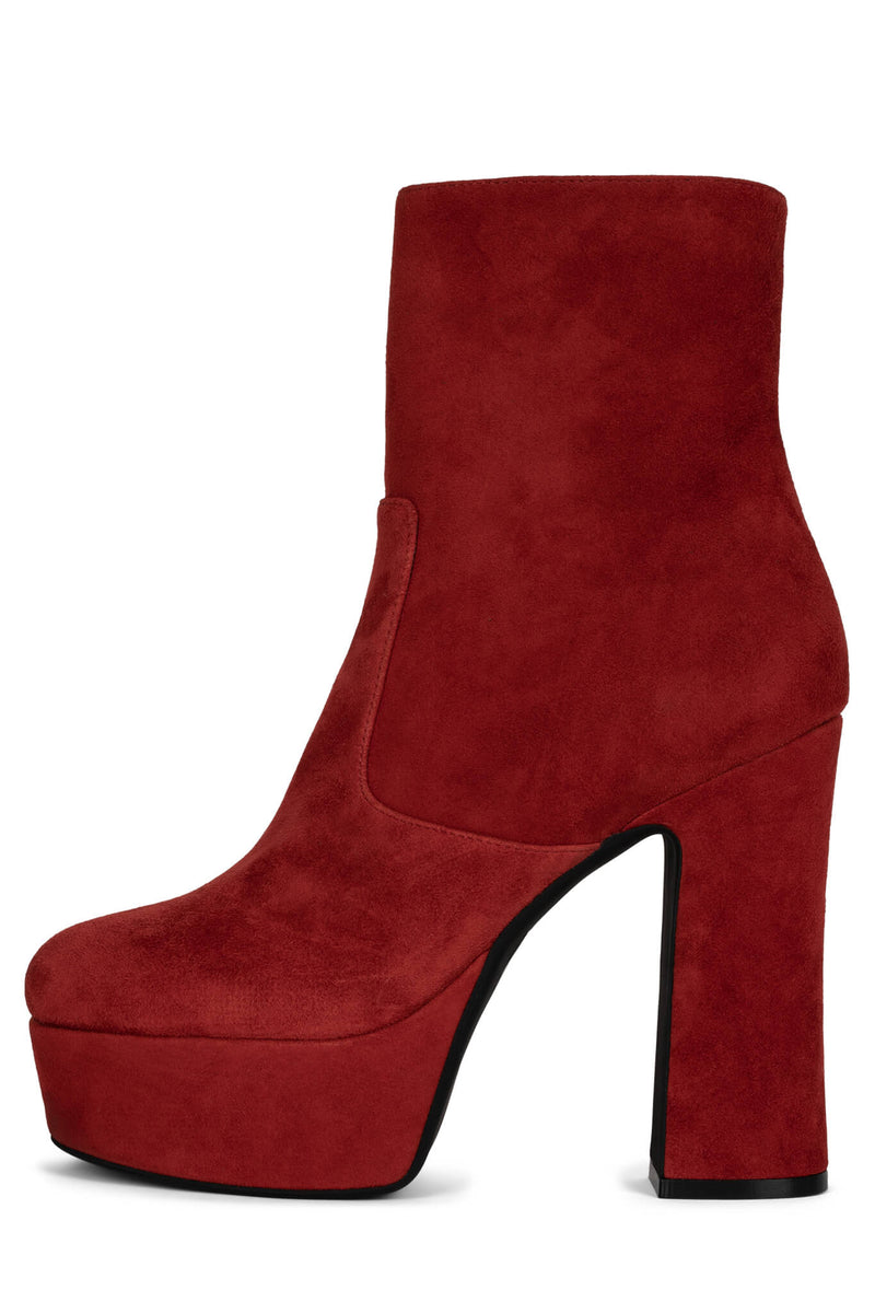 Jeffrey Campbell Brat-Z Women's Ankle Boots Red | TYCKEMB-14