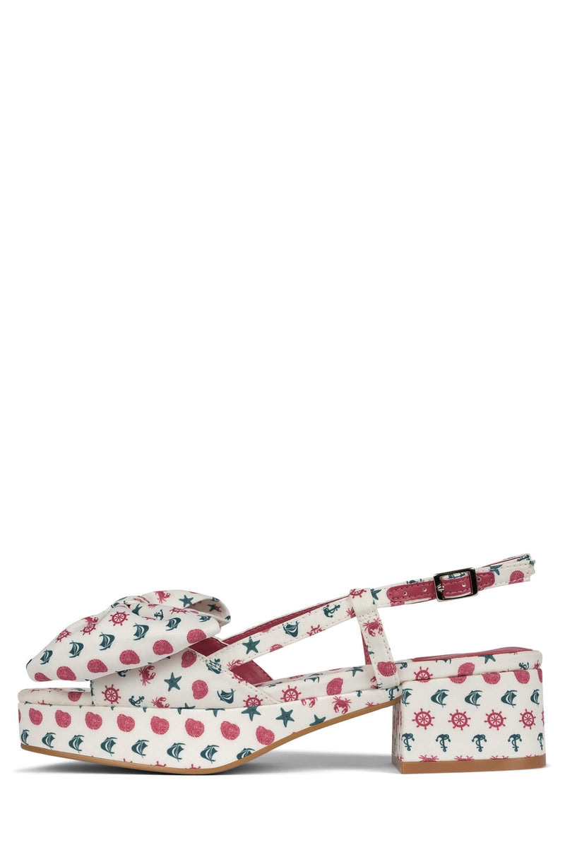 Jeffrey Campbell Carnation Women's Platform Sandals White | JNECQHB-76