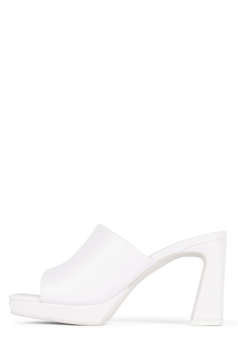 Jeffrey Campbell Caviar Women's Platform Sandals White | TOPLXRV-38