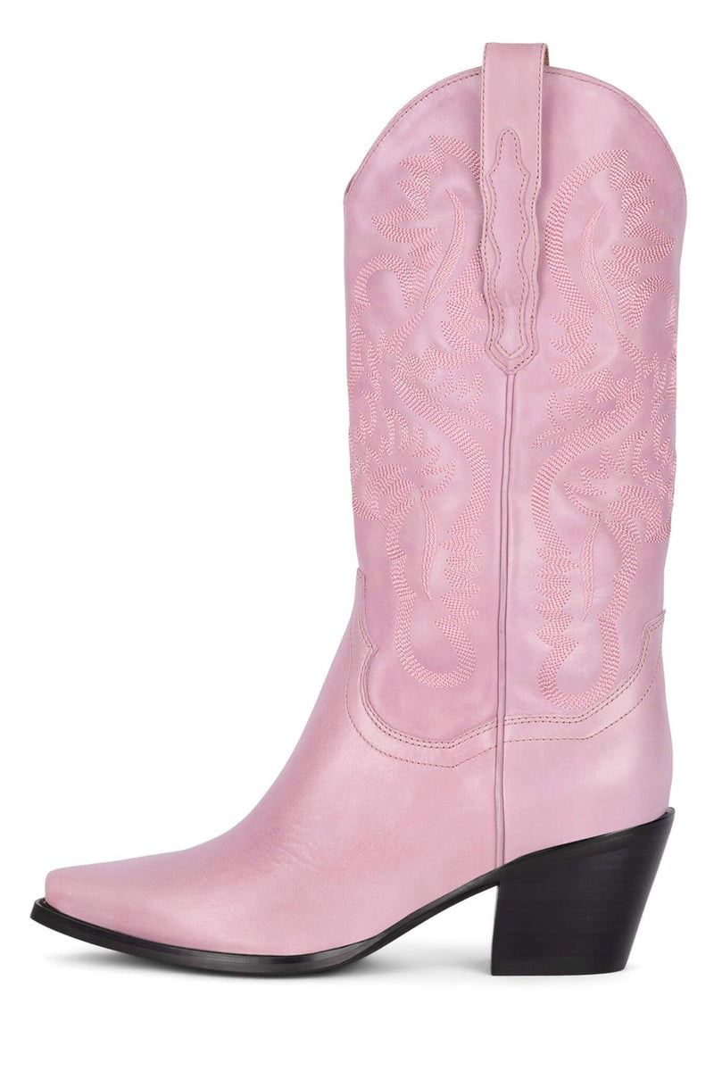 Jeffrey Campbell Dagget Women's Western Boots Pink | ZTVFIWN-34