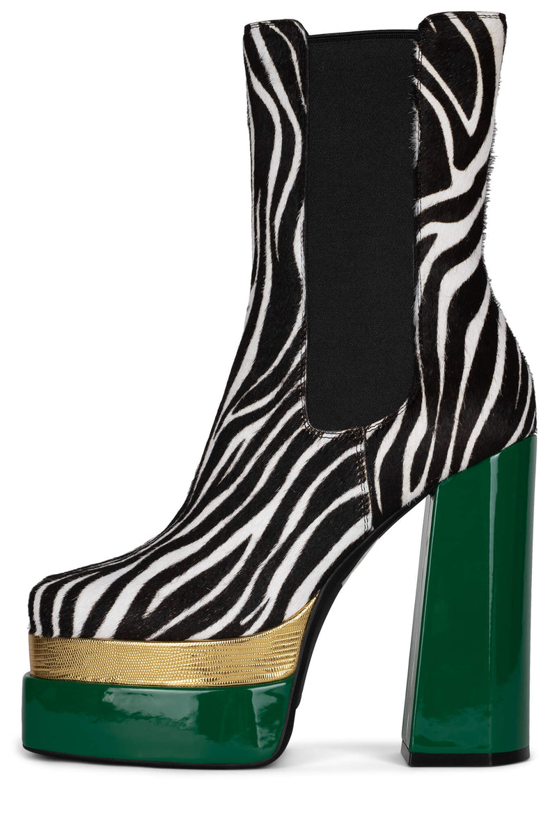 Jeffrey Campbell Dance-Q-F Women's Platform Boots Multicolor | FXLGZRA-08