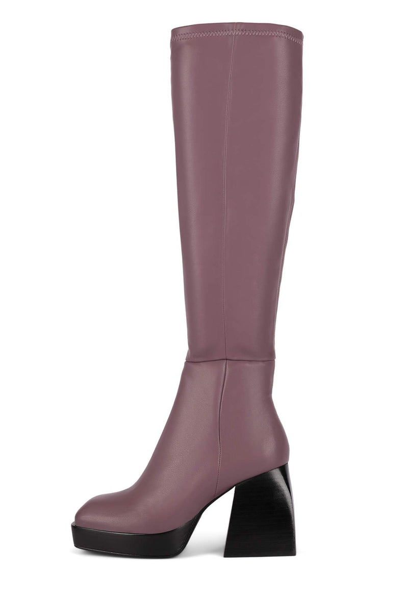 Jeffrey Campbell Dauphin Women's Knee High Boots Purple | VLIBUOJ-97