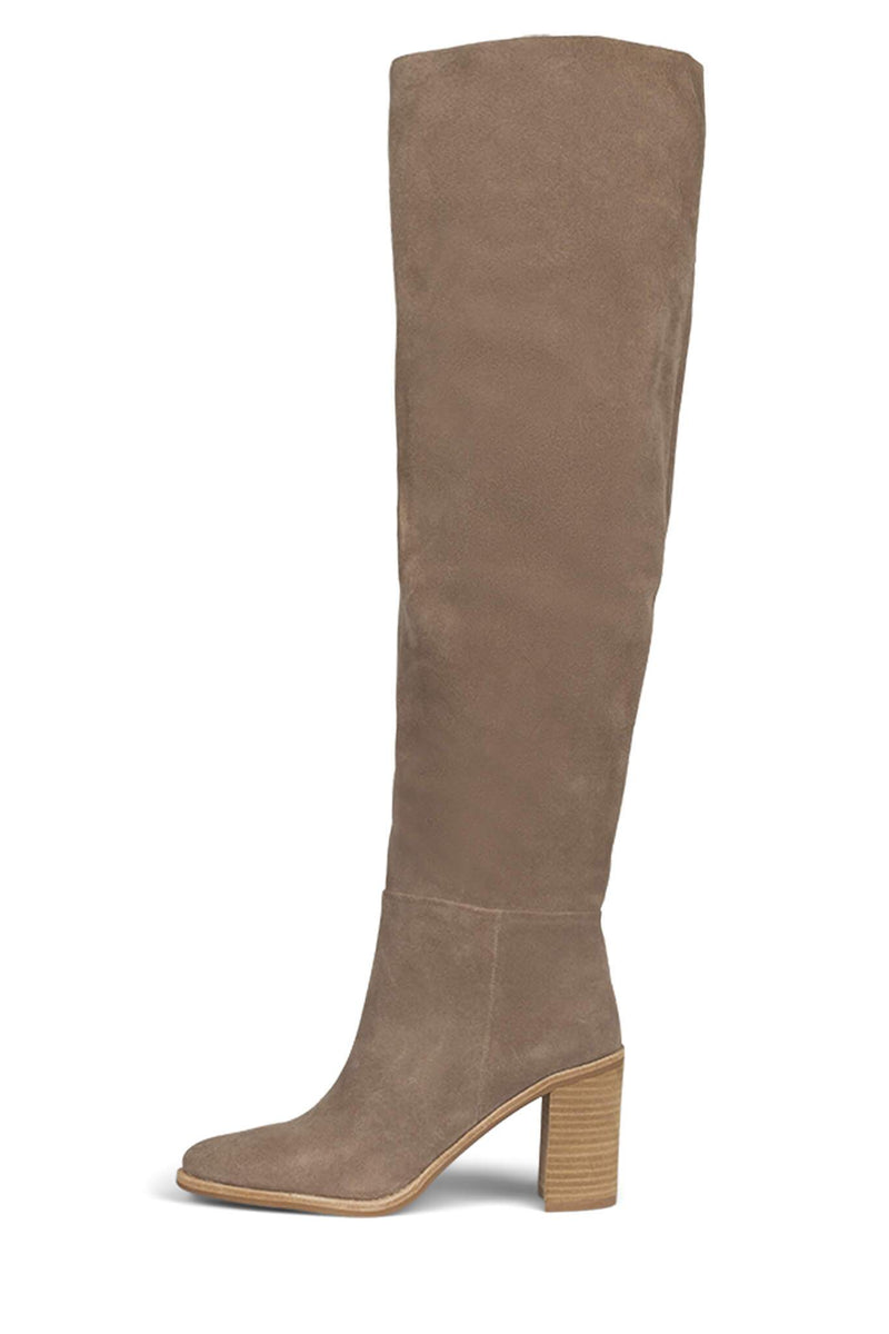 Jeffrey Campbell Decklan-Ok Women's Knee High Boots Grey | SRBGMCV-71