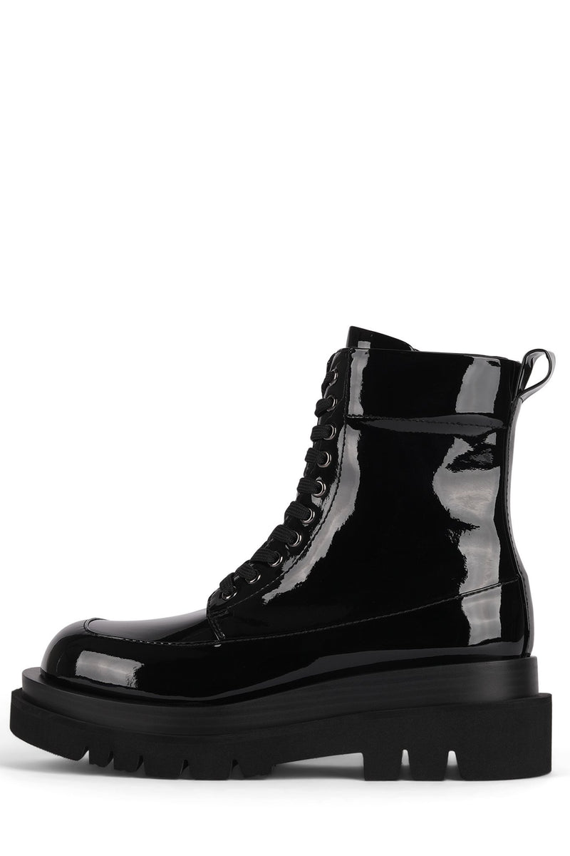 Jeffrey Campbell Diabol-Lo Women's Rain Boots Black | LMOQVND-89