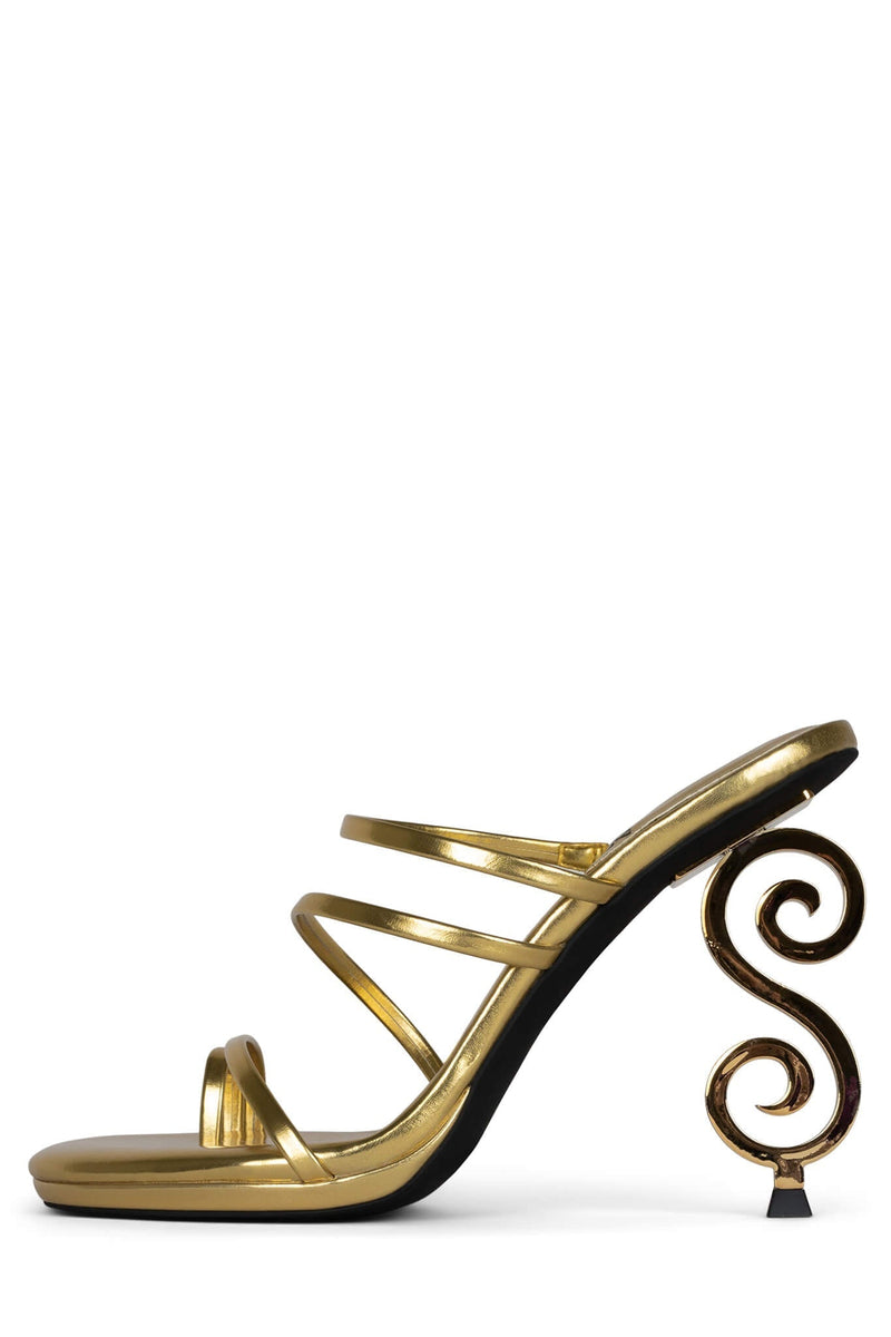 Jeffrey Campbell Dionysus Women's Heels Gold | BRDJOIG-02