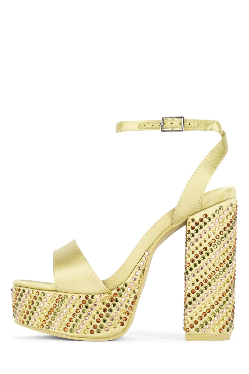 Jeffrey Campbell Discoteque Women's Platform Sandals Multicolor | IGFZRLJ-59