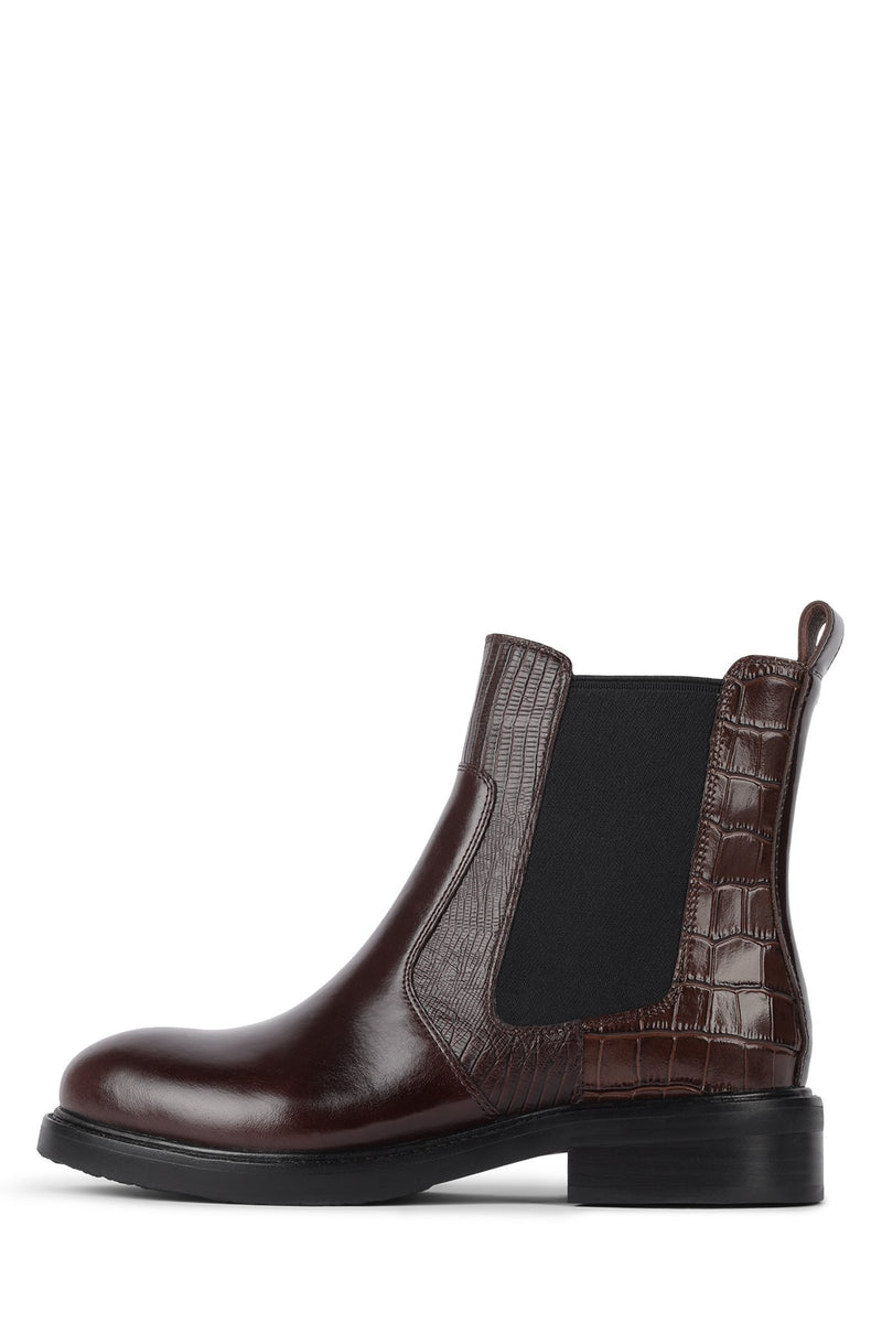 Jeffrey Campbell Edmond Women's Chelsea Boots Brown | ODKFJIN-56