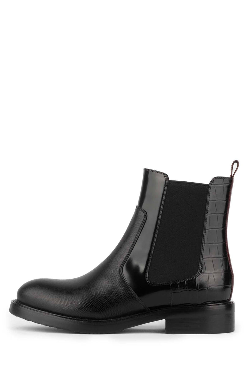 Jeffrey Campbell Edmond Women's Rain Boots Black | LVIXWSD-57