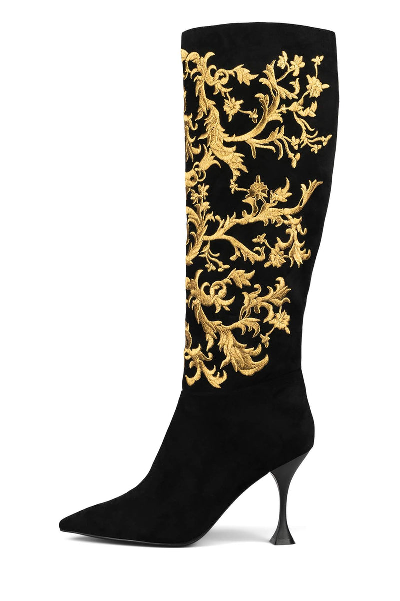 Jeffrey Campbell Eminence Women's Knee High Boots Black | GLPXHIO-91