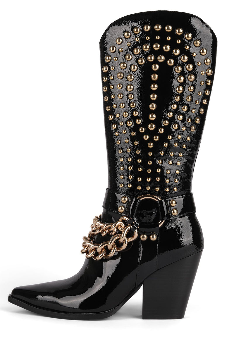 Jeffrey Campbell Estefan Women's Western Boots Black | QEYDTKV-12