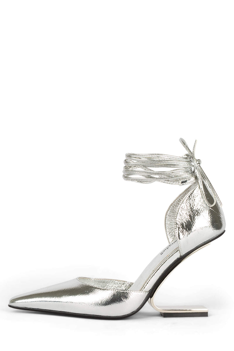 Jeffrey Campbell Et-Demi-M Women's Pumps Silver | IGVWCJD-98