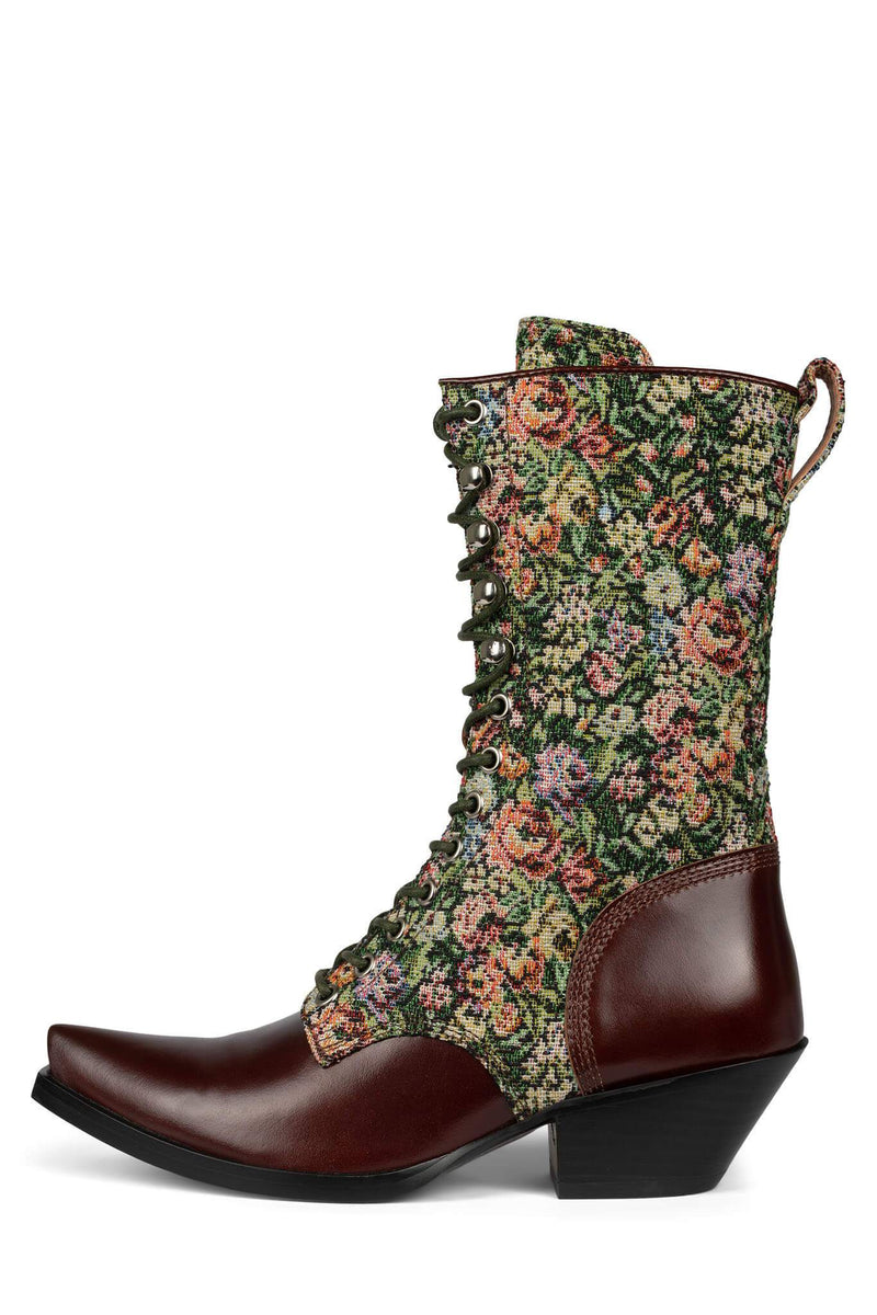 Jeffrey Campbell Gitty-Up Women's Western Boots Brown | EVPJNKI-07