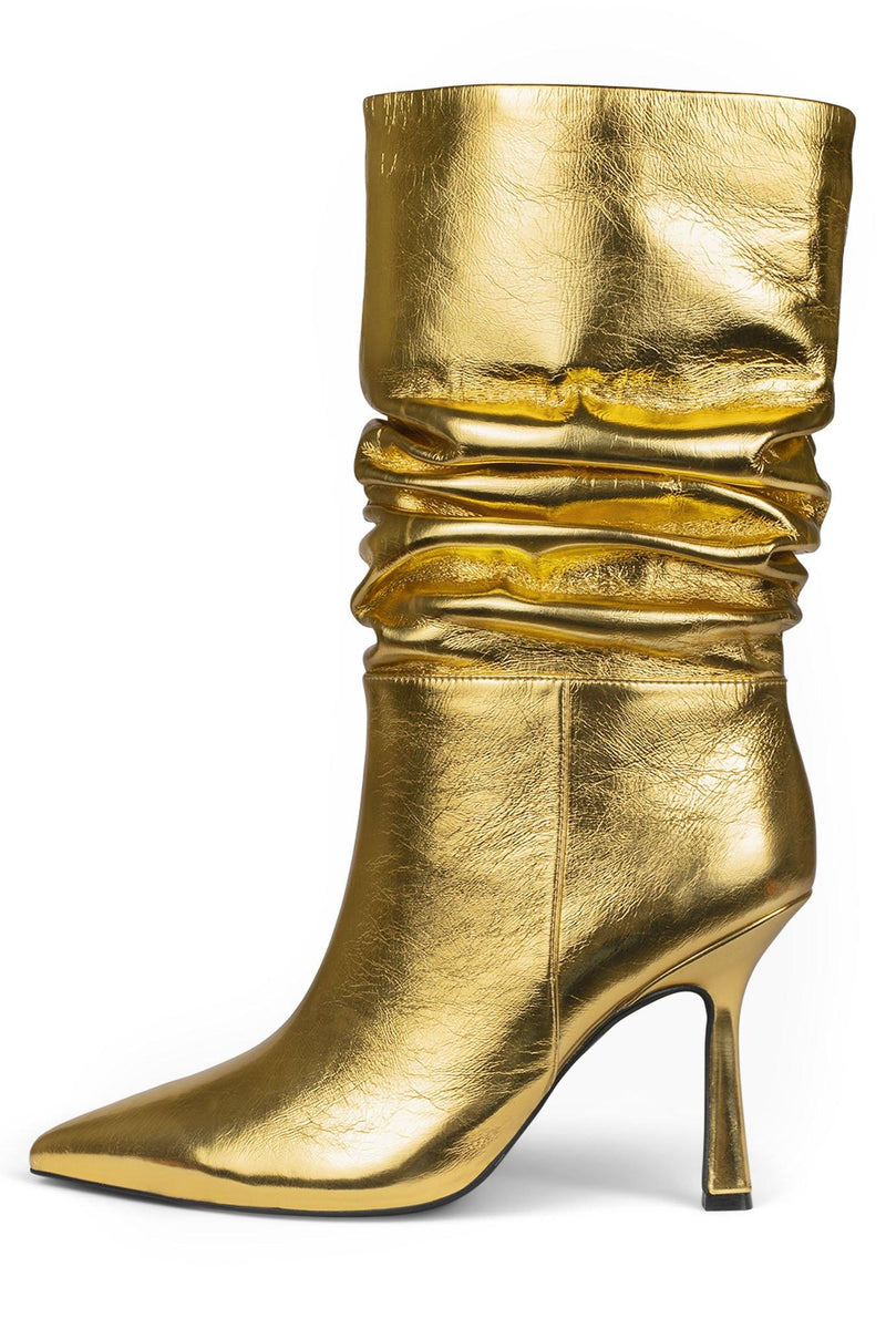 Jeffrey Campbell Guillo-2 Women's Ankle Boots Gold | KABOMGV-23