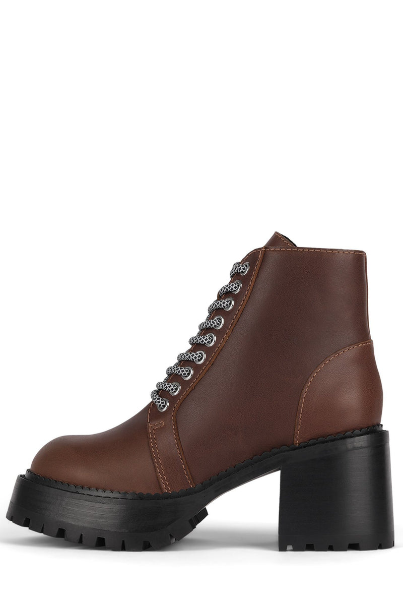 Jeffrey Campbell Helter Women's Platform Boots Brown | YLAZJRW-08