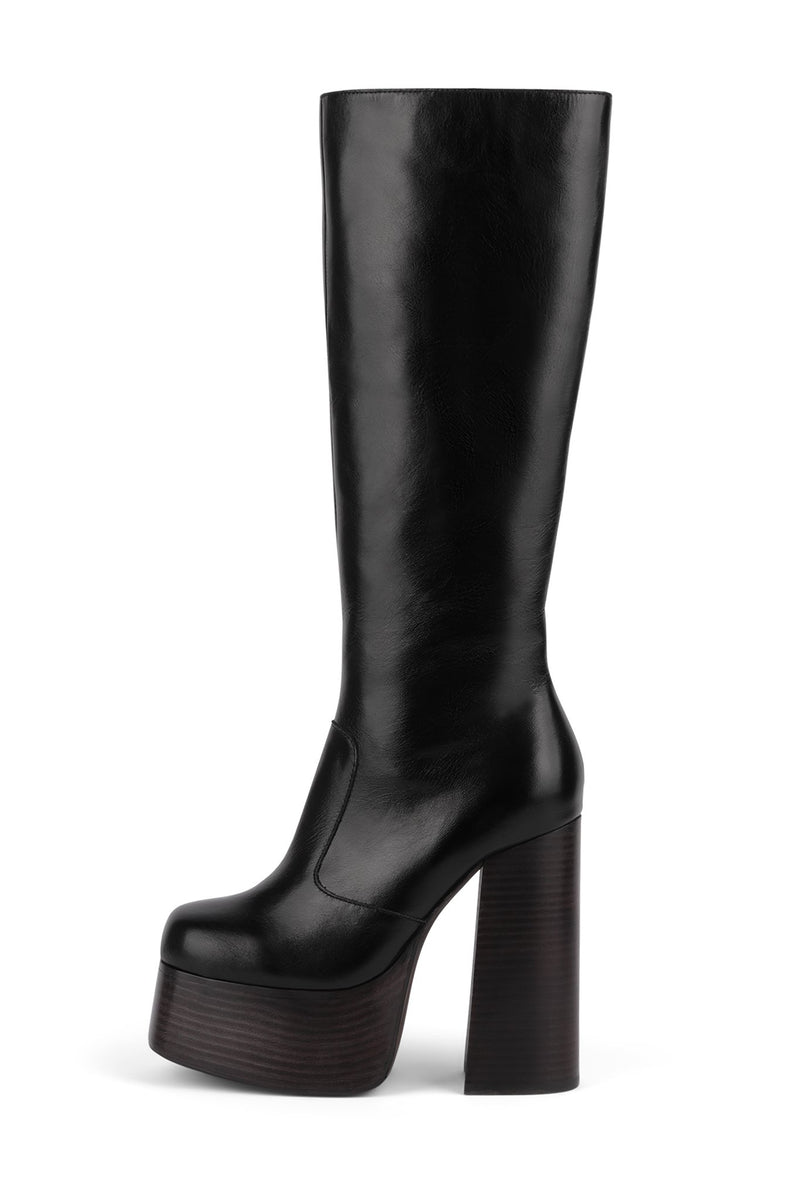 Jeffrey Campbell Hey-Joe Women's Knee High Boots Black | YHVUKCT-49