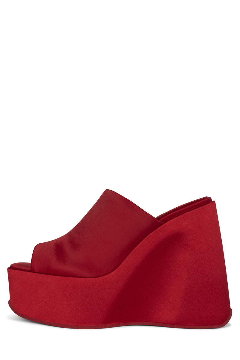 Jeffrey Campbell High-Up Women's Platform Sandals Red | ZXSNVQU-46