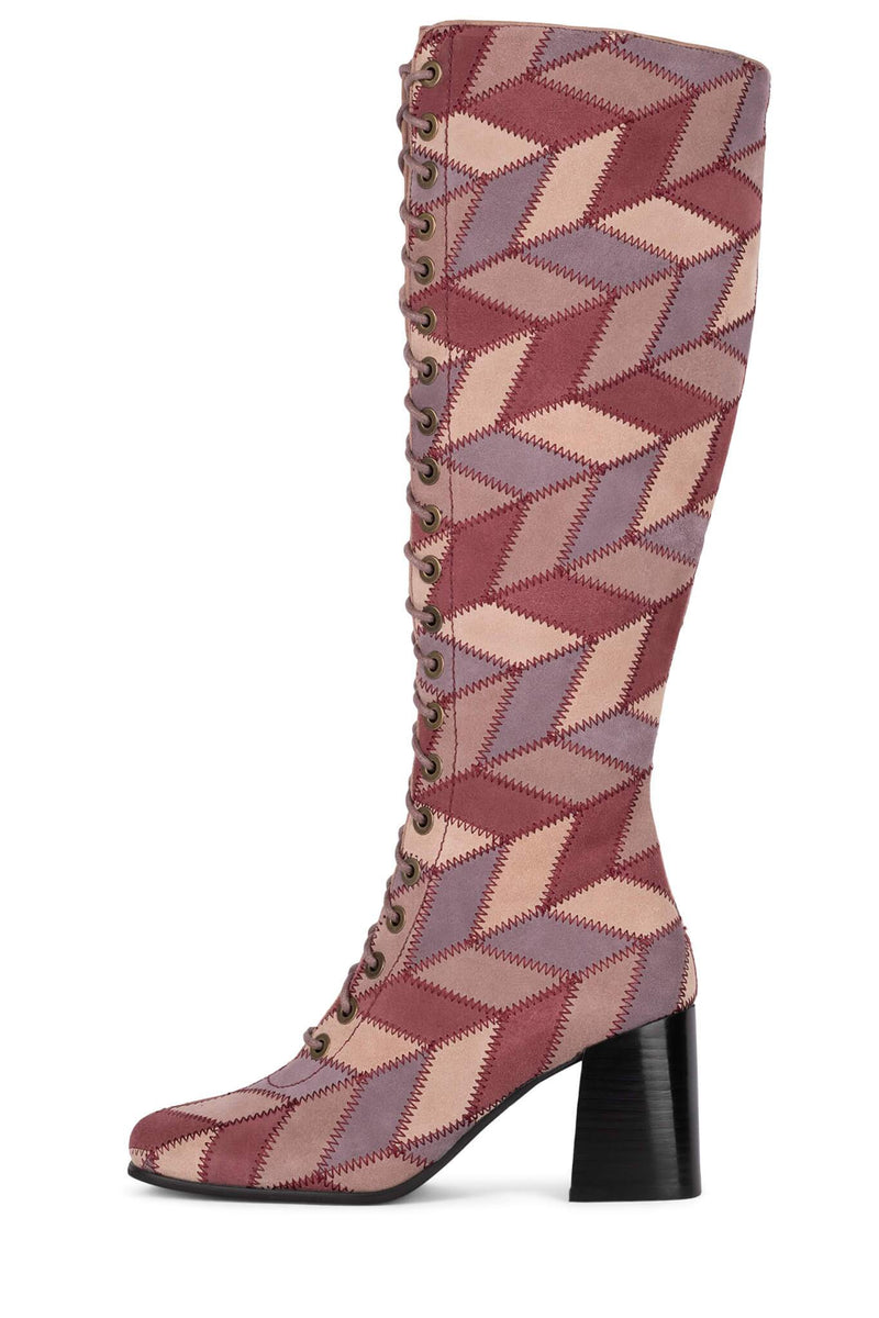 Jeffrey Campbell Hunts-Kp Women's Knee High Boots Pink | NICMRGF-43