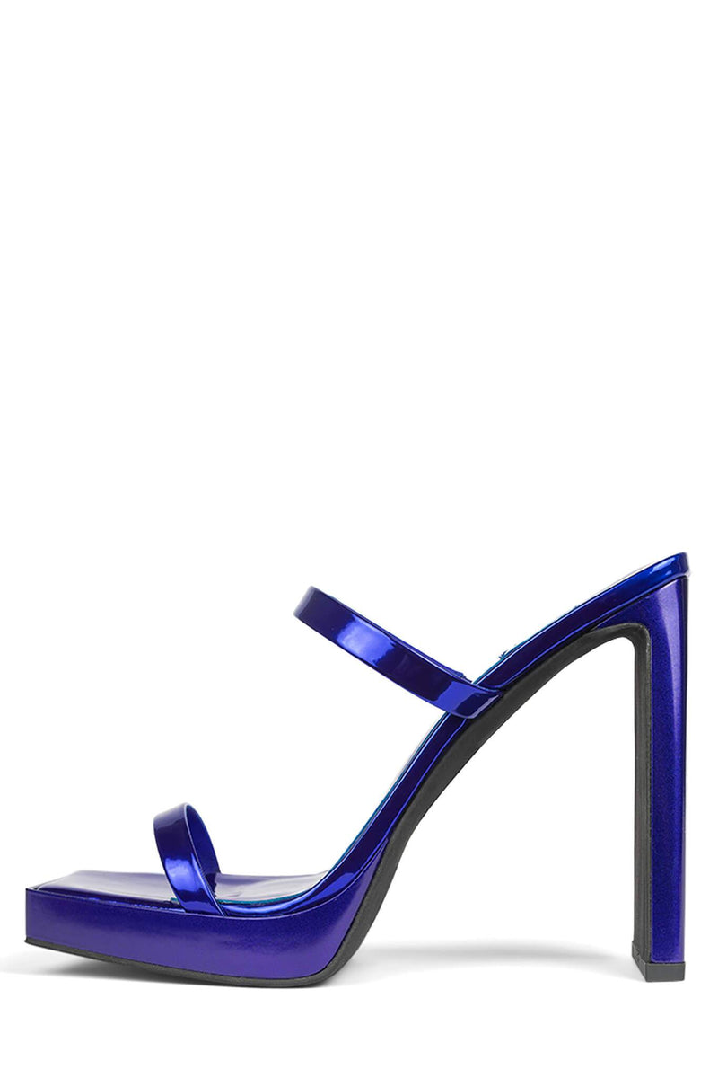 Jeffrey Campbell Hustler Women's Heels Blue | JKVHUEW-46