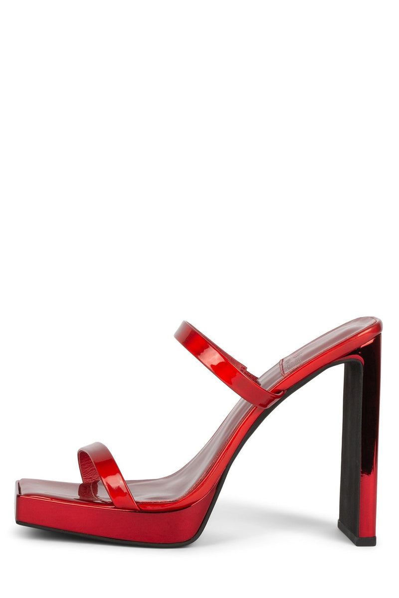 Jeffrey Campbell Hustler Women's Heels Red | RTHEIWQ-30