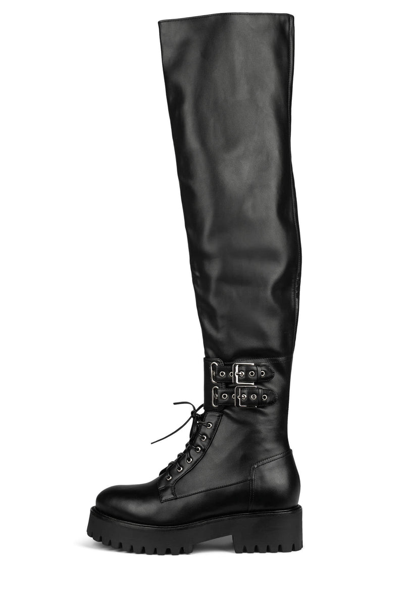 Jeffrey Campbell Ignite Women's Knee High Boots Black | DXGSYHJ-63