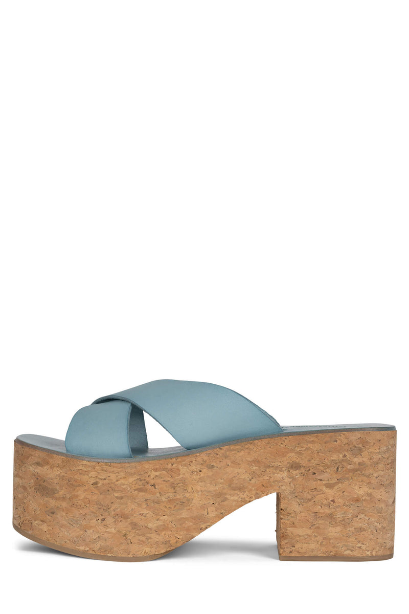 Jeffrey Campbell Itzelia Women's Platform Sandals Light Blue | KJLBHRW-75