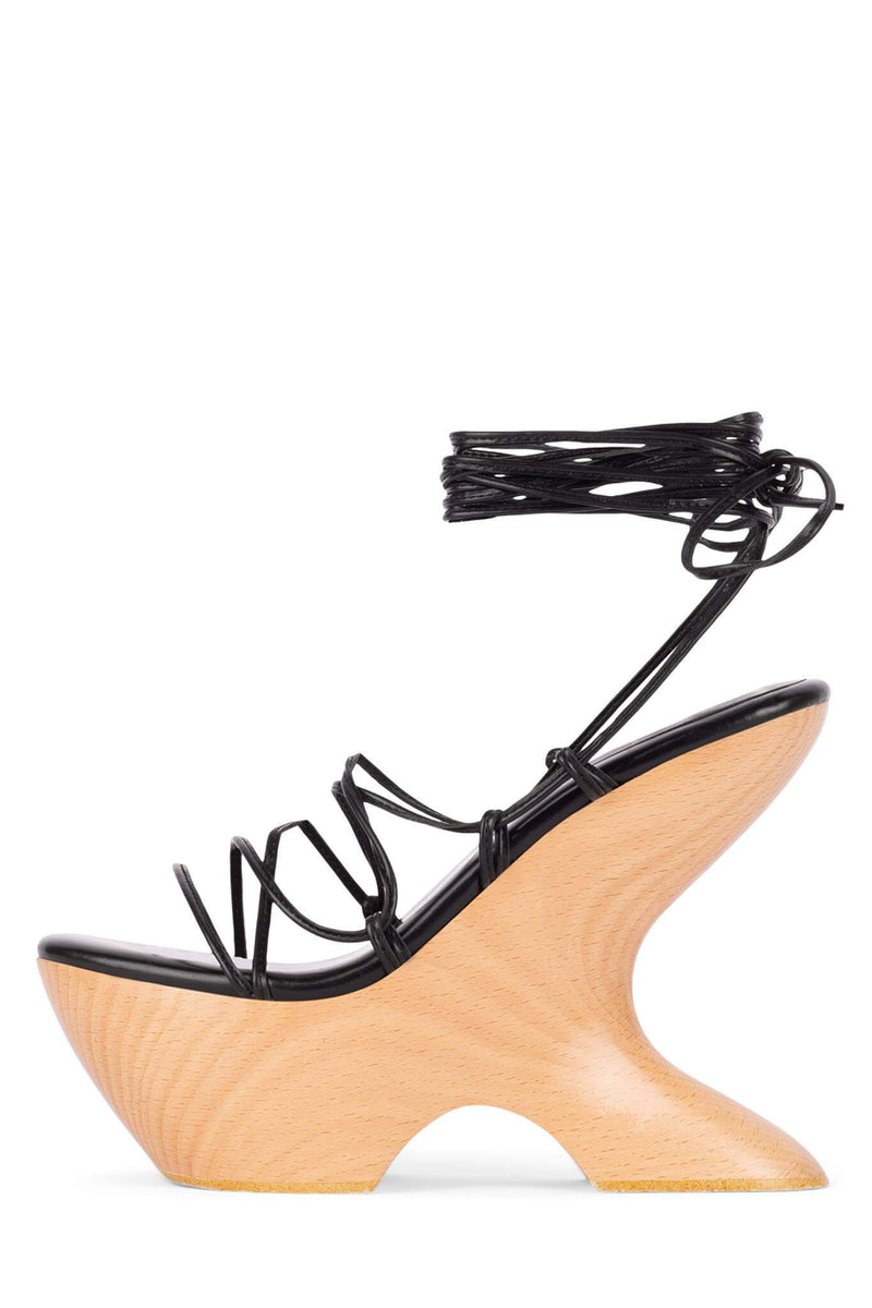 Jeffrey Campbell Liah-2 Women's Platform Sandals Black | IYWHLZV-45