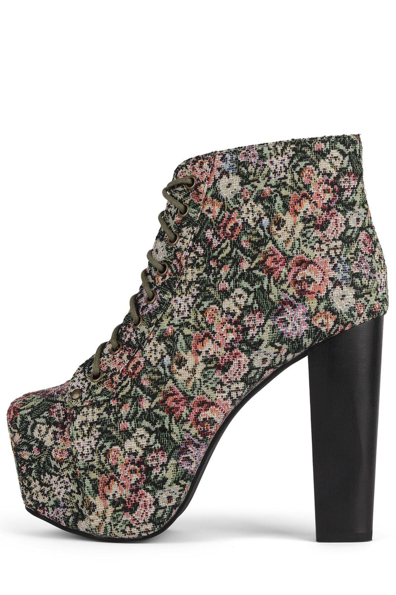 Jeffrey Campbell Lita Women's Platform Boots Multicolor | BTZQHRN-54