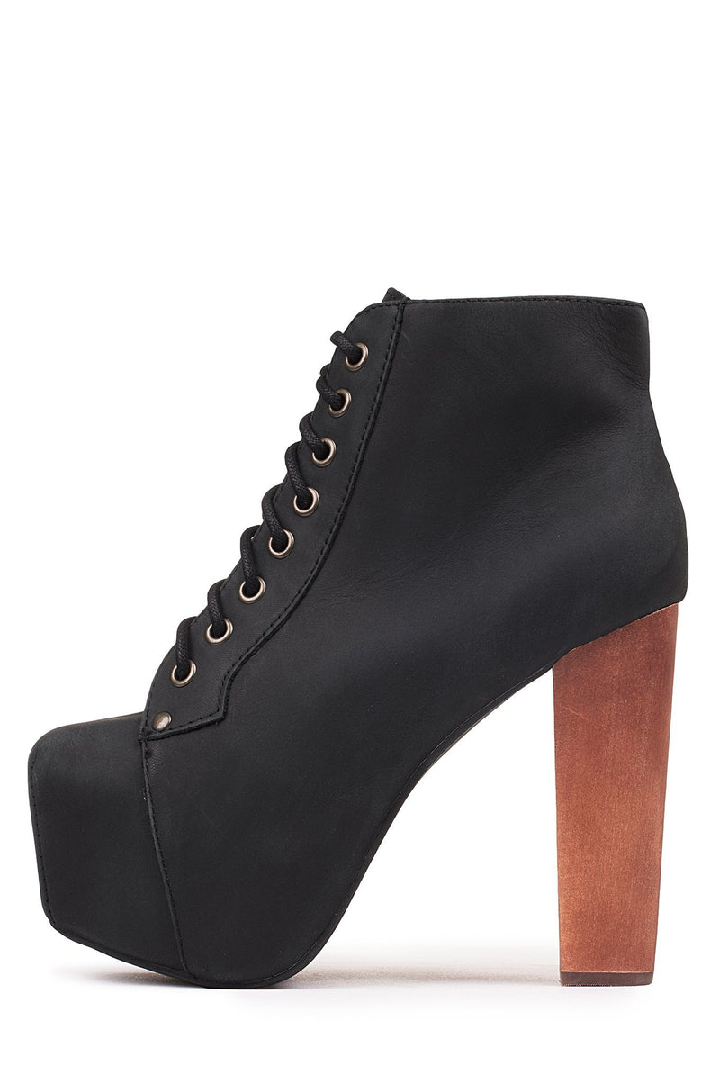 Jeffrey Campbell Lita Women's Platform Boots Black | YPUIMQD-30