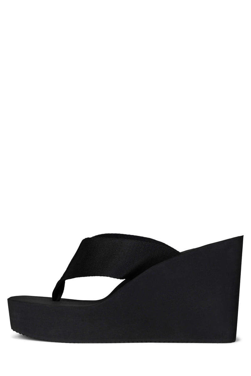 Jeffrey Campbell Lizzi Women's Platform Sandals Black | HBTKMDV-51