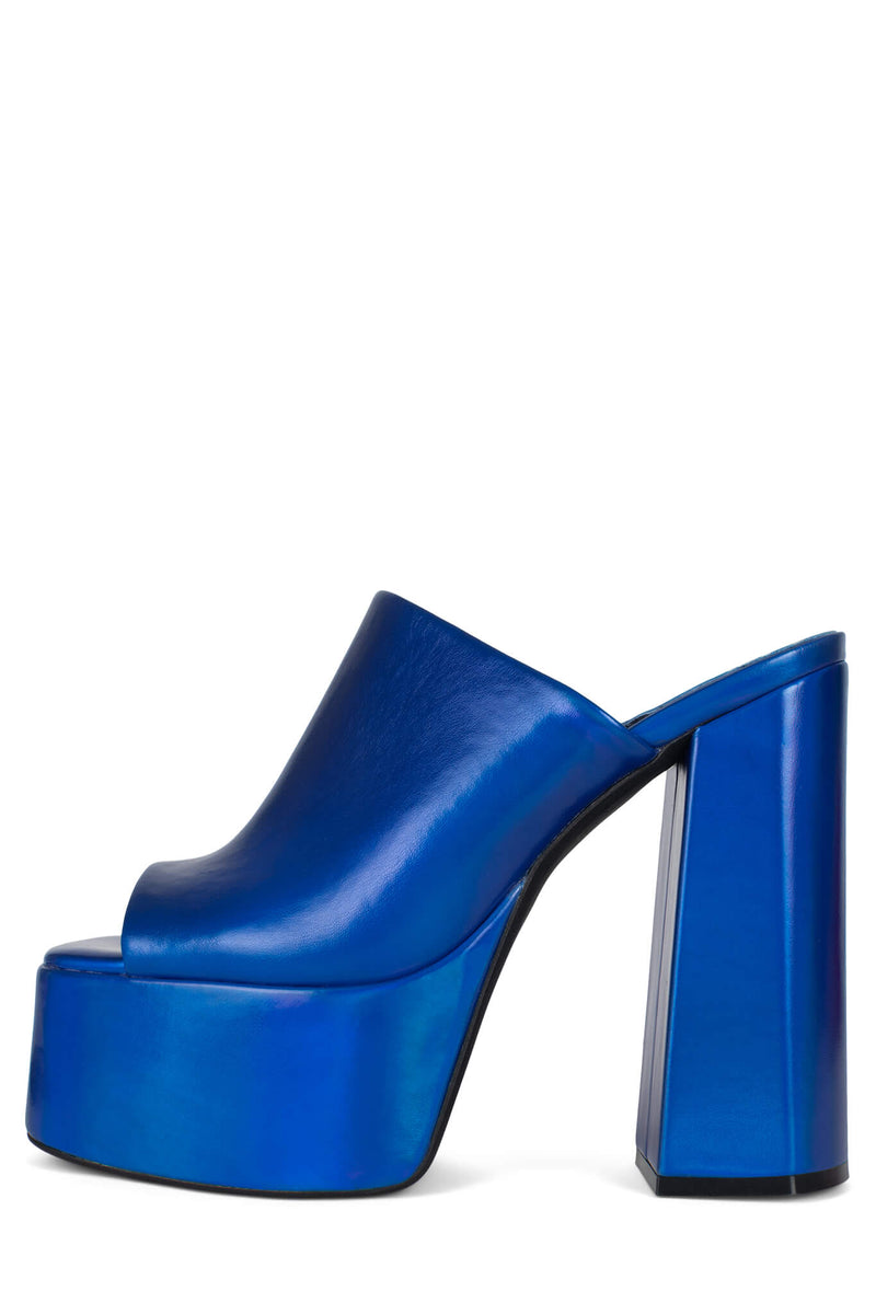 Jeffrey Campbell Luna-Luv Women's Platform Sandals Blue | QSBWXKD-95