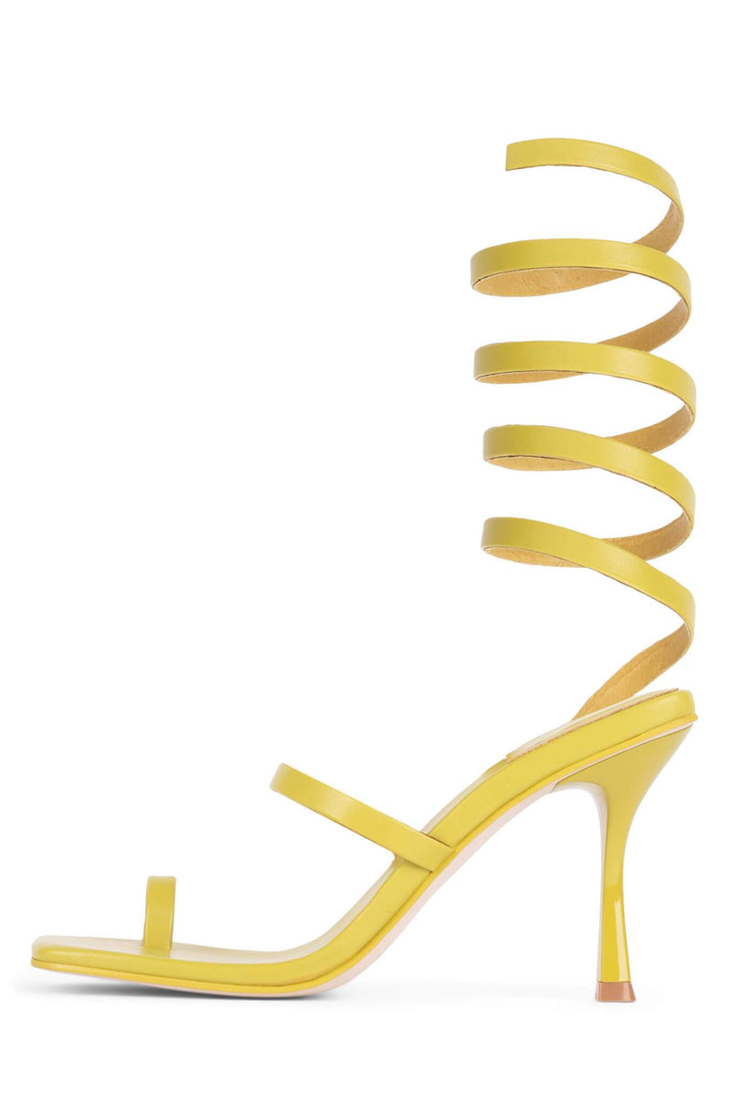 Jeffrey Campbell Luzia Women's Heels Yellow | PQSNGJC-69