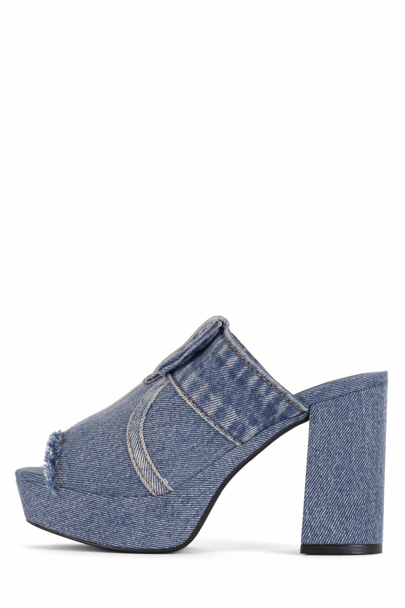 Jeffrey Campbell Magda-Jn Women's Platform Sandals Blue | OKVSNLI-40