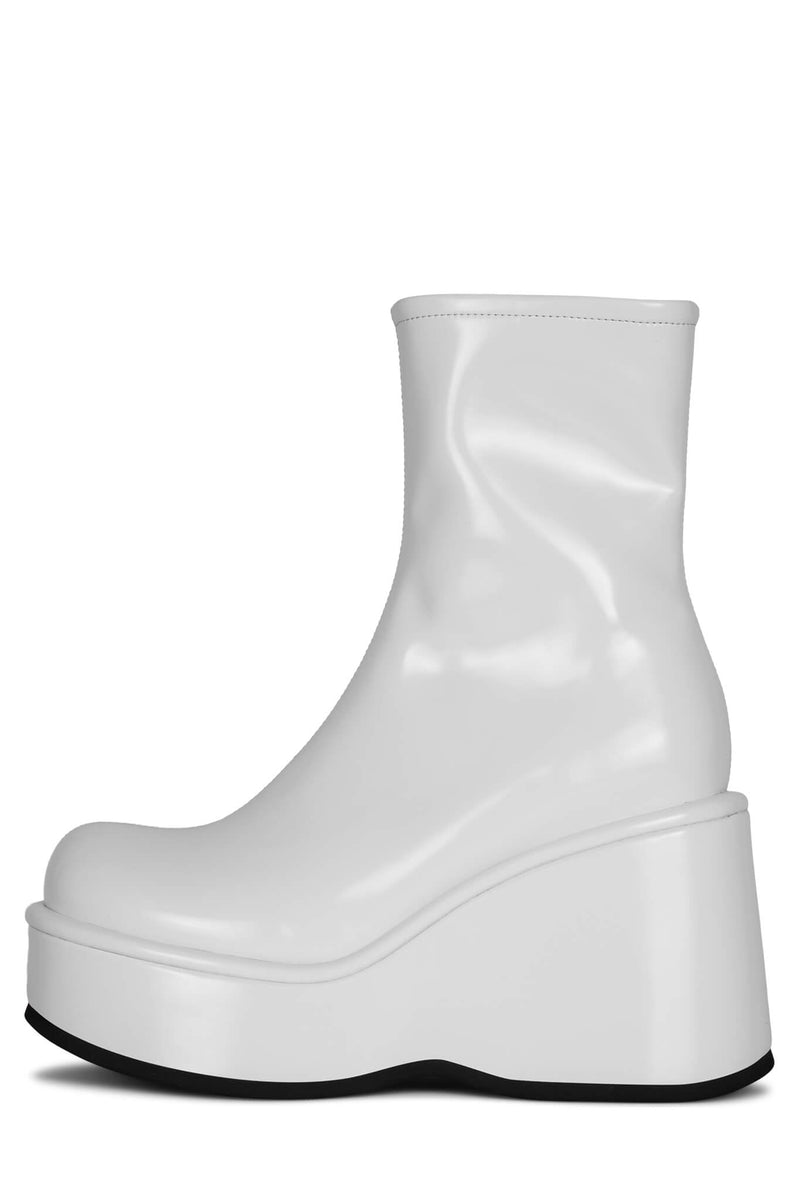 Jeffrey Campbell Millennium Women's Platform Boots White | MHJZYKP-61