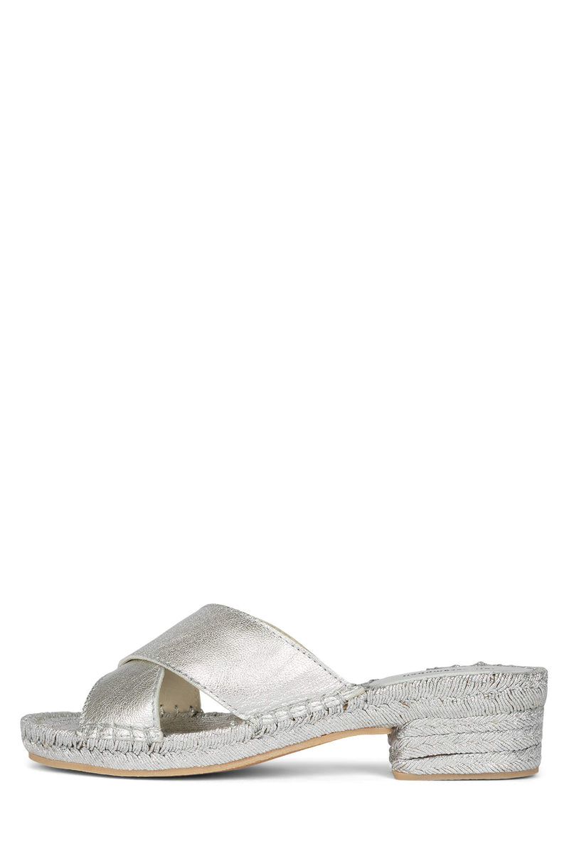 Jeffrey Campbell Monada Women's Heels Silver | WPJKCLV-20