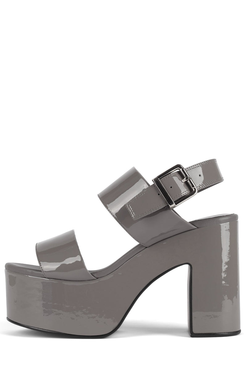 Jeffrey Campbell Moody Women's Platform Sandals Grey | KILQFTC-63