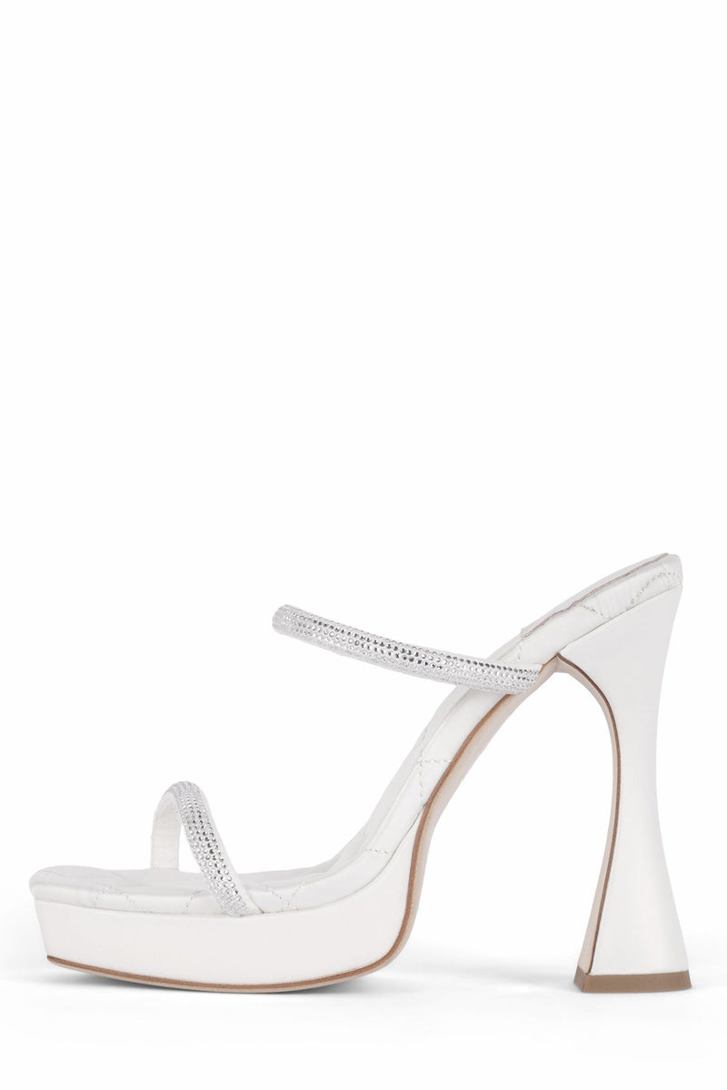 Jeffrey Campbell Movie Women's Platform Sandals White | AYCLNWO-87