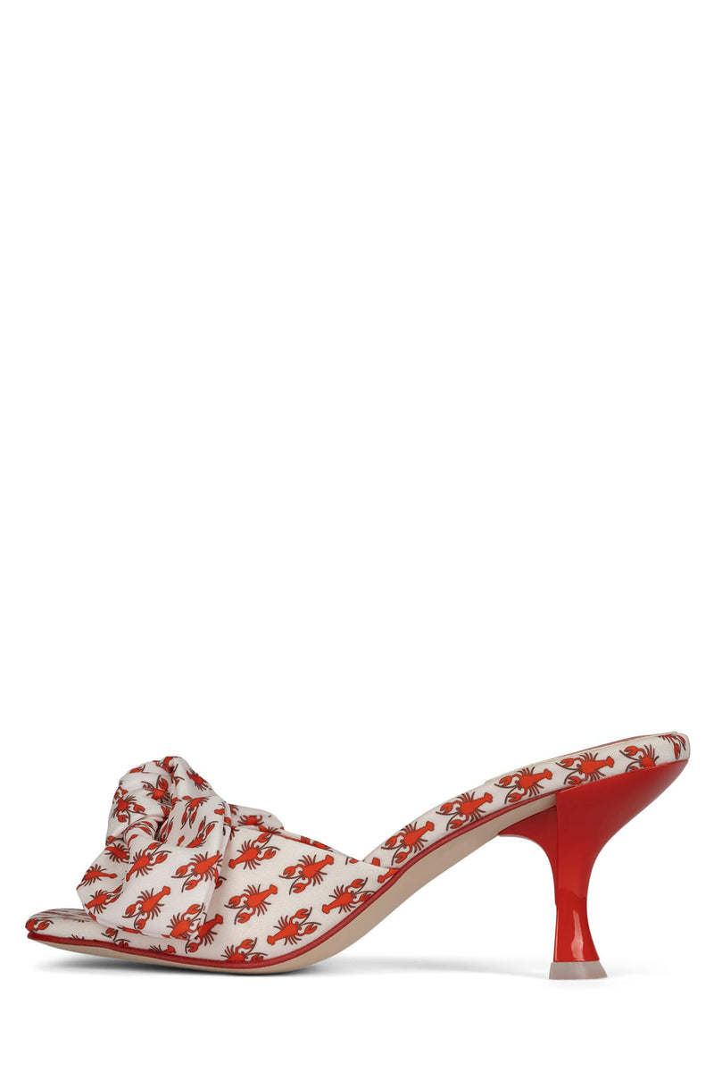 Jeffrey Campbell Mr-Big-Bow Women's Heels Red | YMEZNRC-41