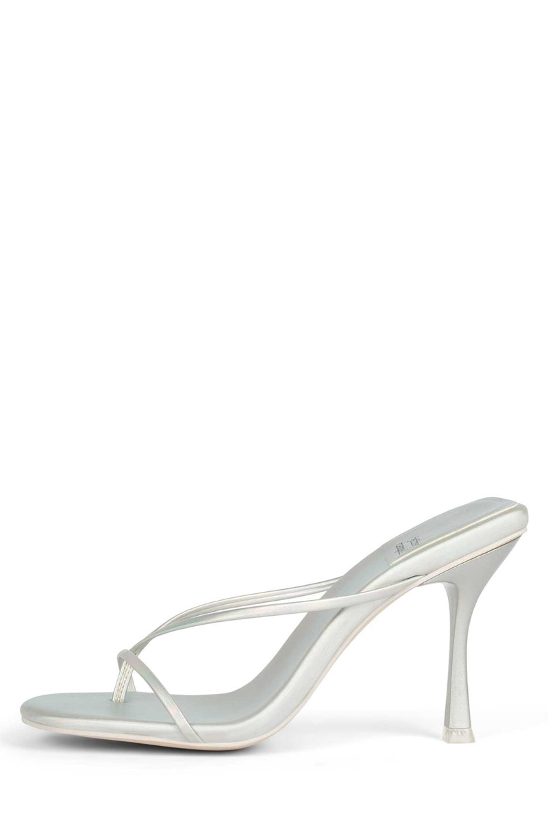 Jeffrey Campbell Murals Women's Heels Silver | DMEWYKU-53