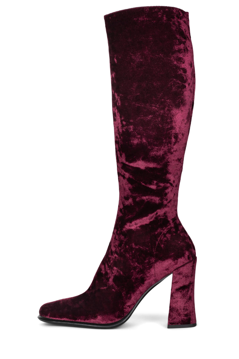 Jeffrey Campbell Naissance Women's Knee High Boots Purple | XWPJNVL-71