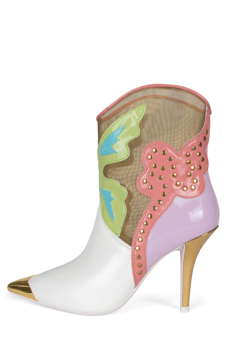 Jeffrey Campbell Nevrtheles Women's Western Boots Multicolor | EBGHNCI-19