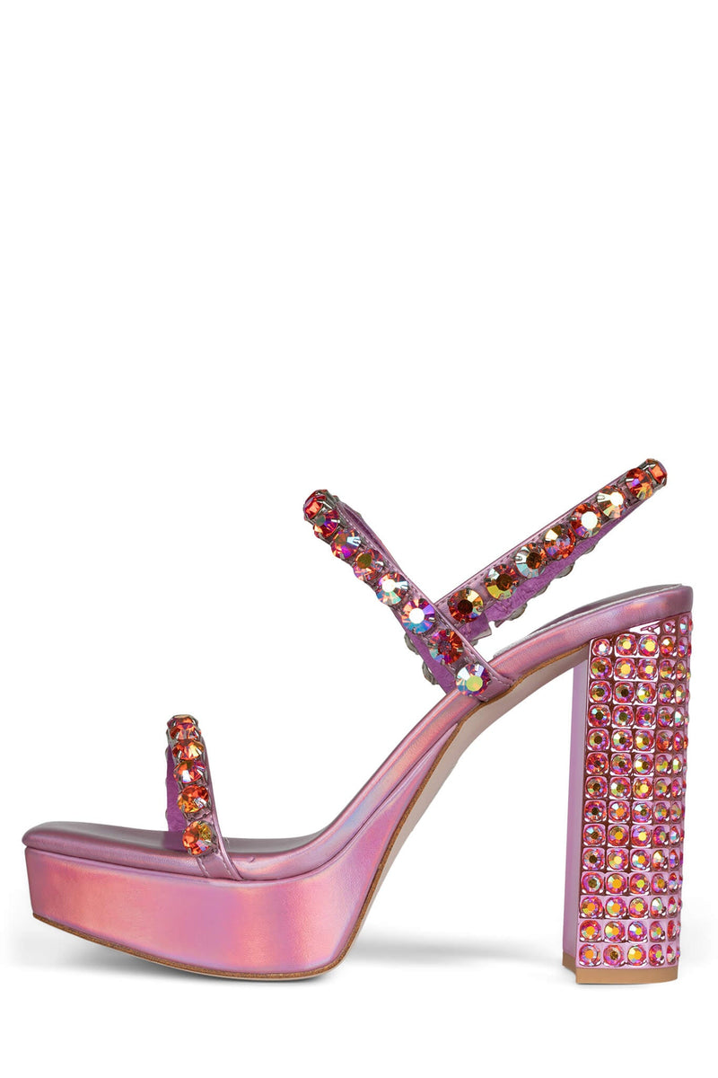 Jeffrey Campbell Noche Women's Platform Sandals Pink | PNVXHTJ-01