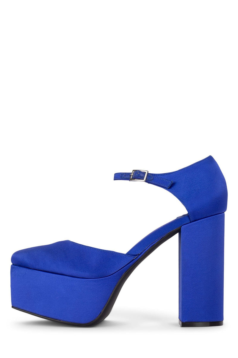 Jeffrey Campbell Ovr-N-Out Women's Pumps Blue | MXYWNFO-34