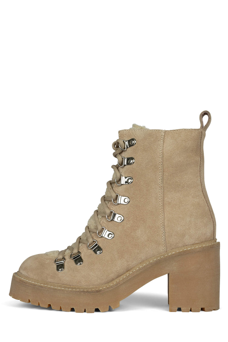 Jeffrey Campbell Owhat-2 Women's Ankle Boots Khaki | CBNEGVY-15